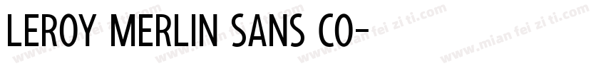 Leroy Merlin Sans Co字体转换